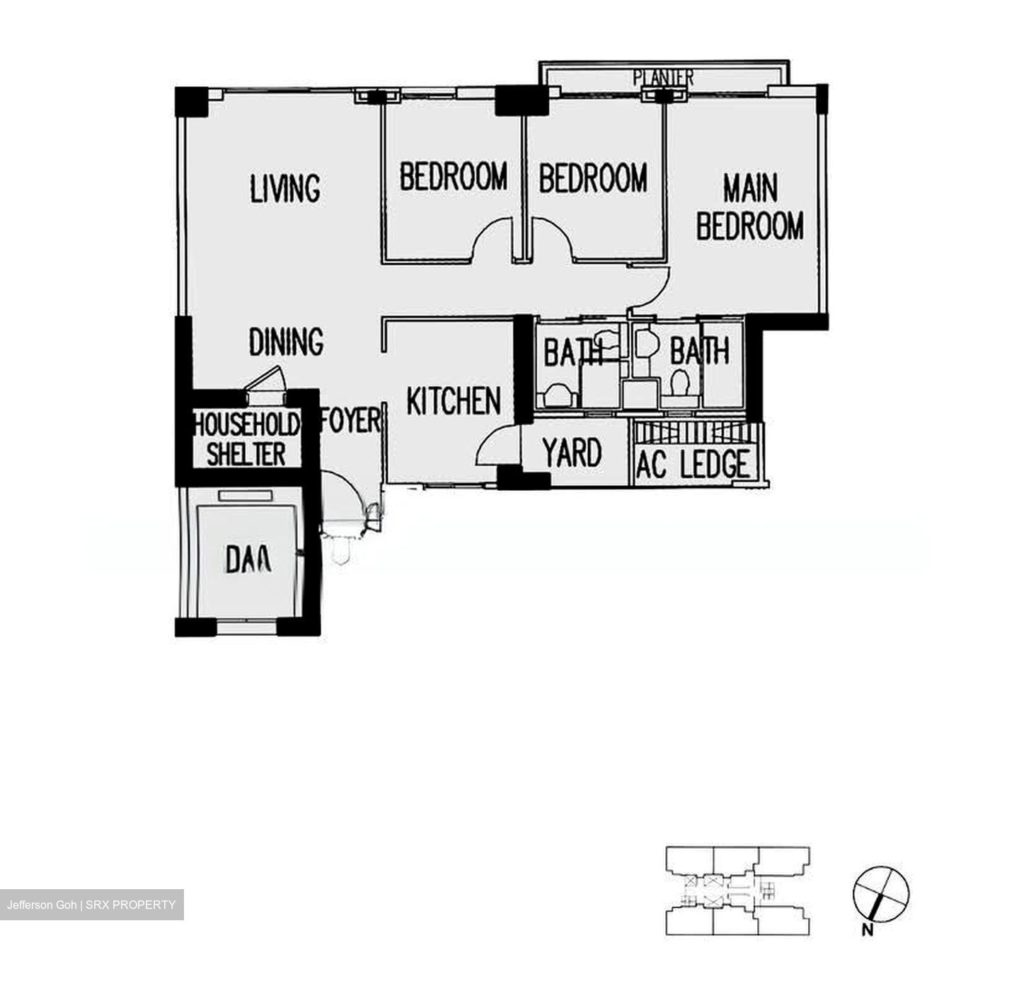 Blk 1A The Pinnacle@Duxton (Bukit Merah), HDB 4 Rooms #591943721